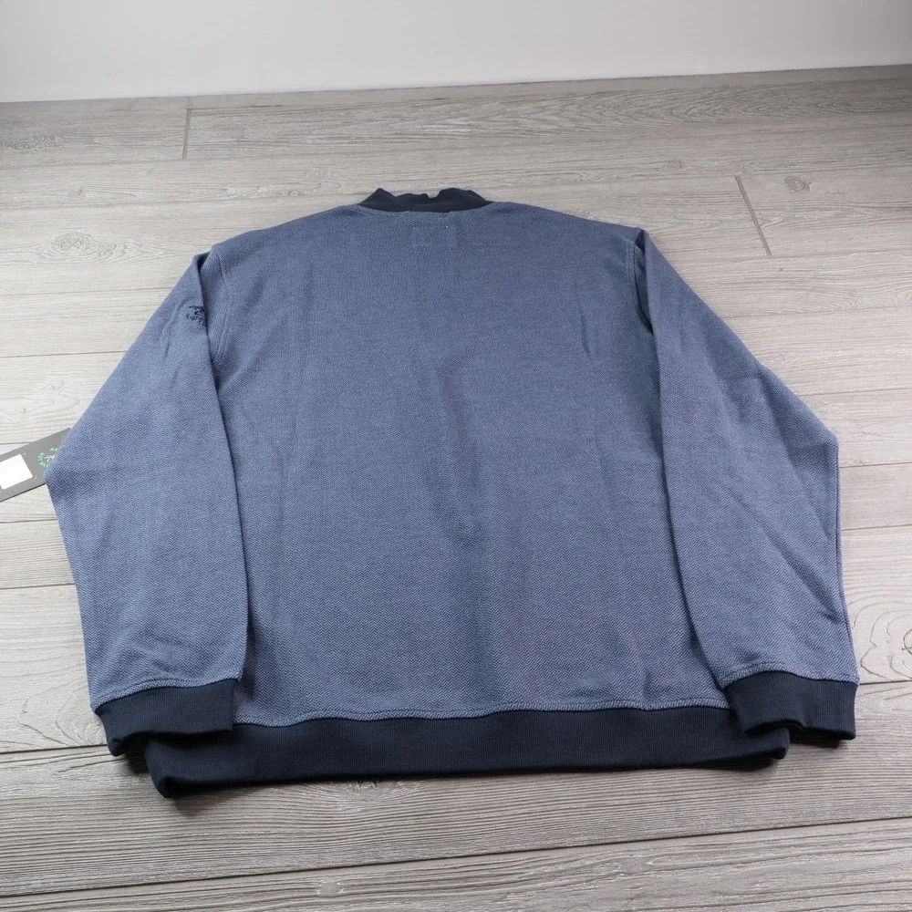 NWT Linksoul Cypress Point Club 1/4 Zip Men's L Cotton Pullover Sweater